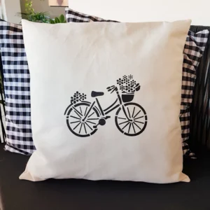 capa de almofada 45x45 bike